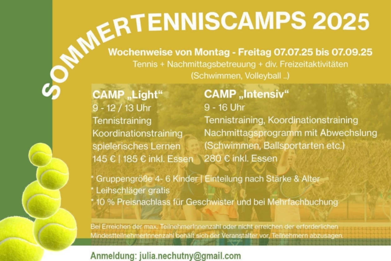 Sommertenniscamp 2025